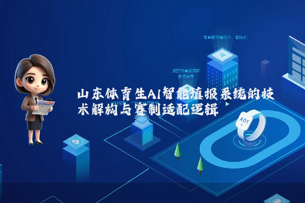 山东体育生AI智能填报系统的技术解构与赛制适配逻辑